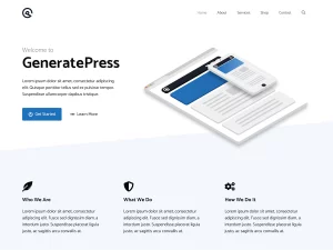 generate press theme