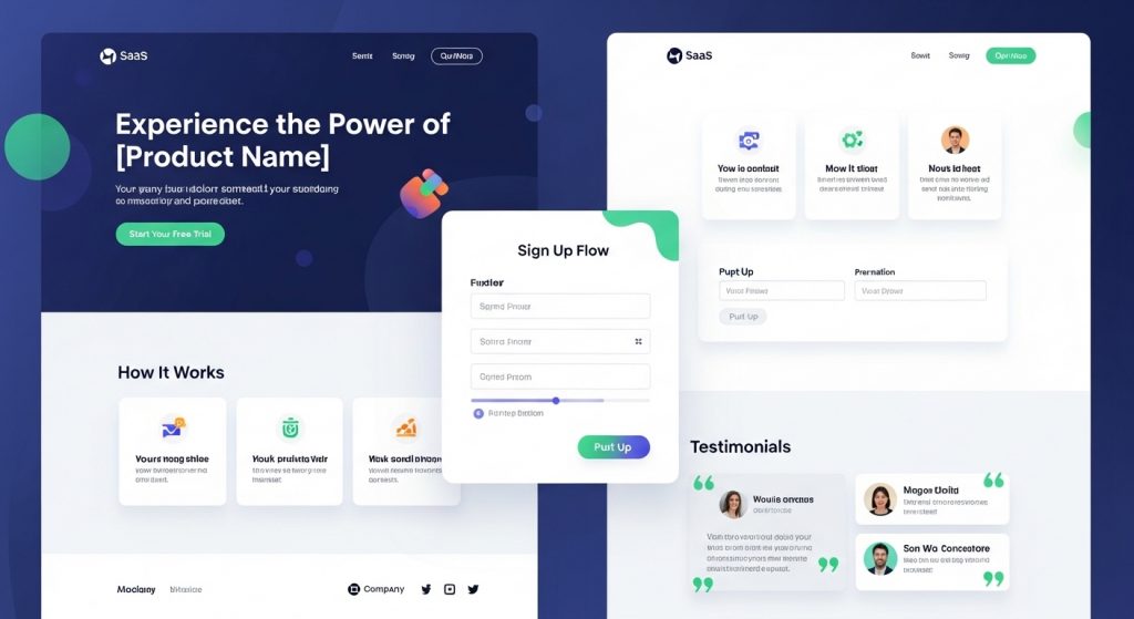 Product-led growth SaaS template