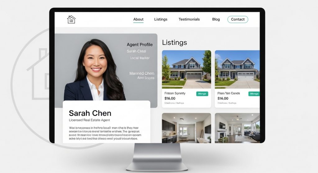Personal brand realtor website template