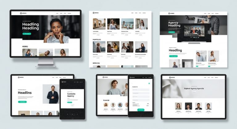 website templates for agencies collection