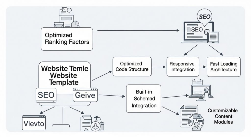 Website template SEO ranking factors