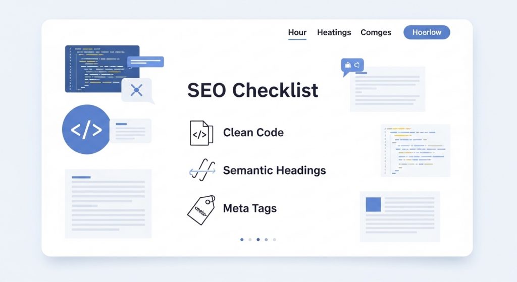 Website template SEO elements checklist