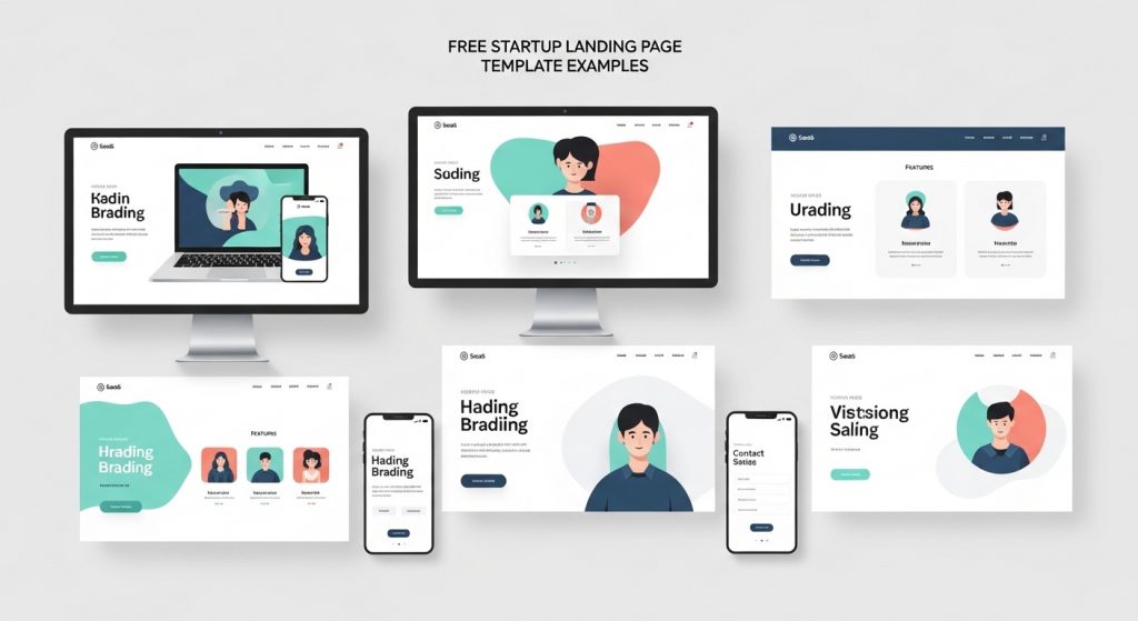 Free startup landing page templates