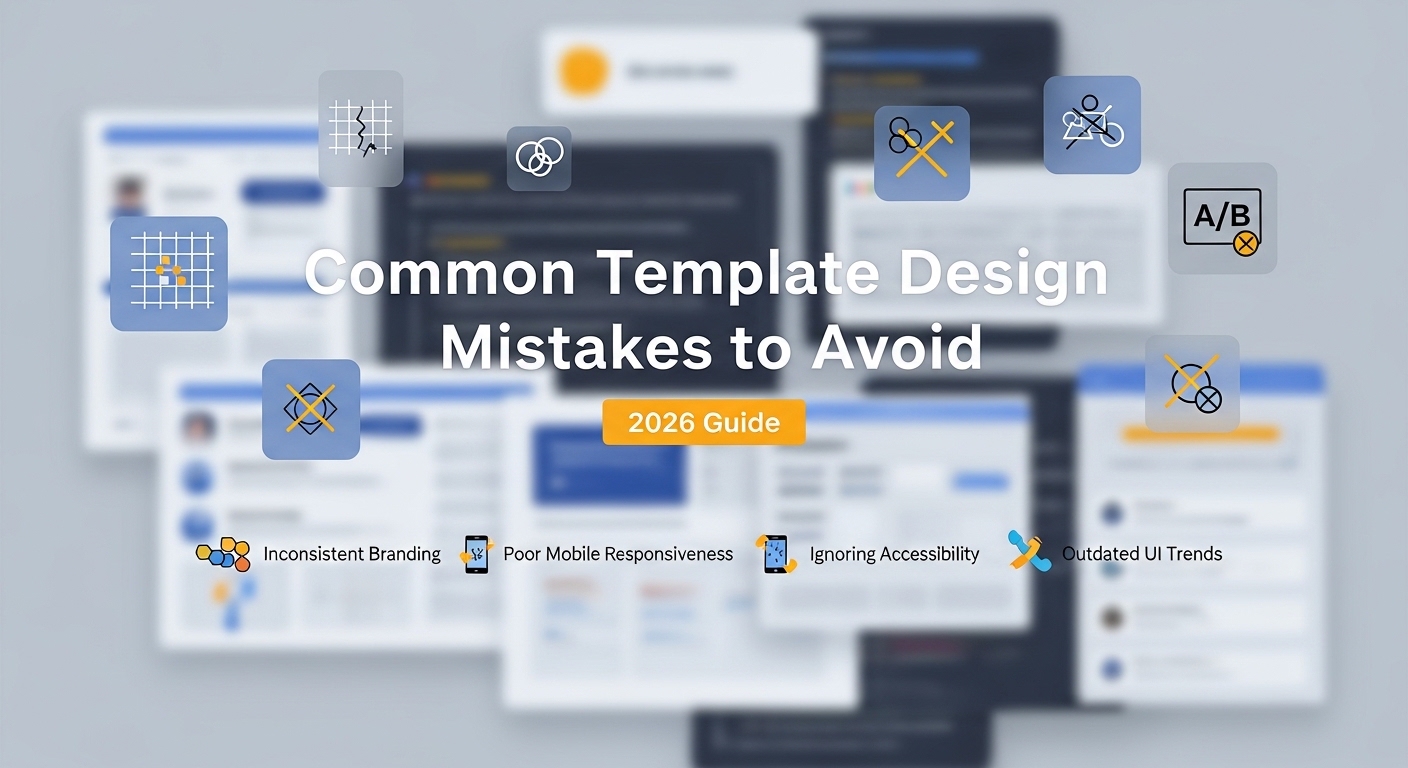 common template design mistakes