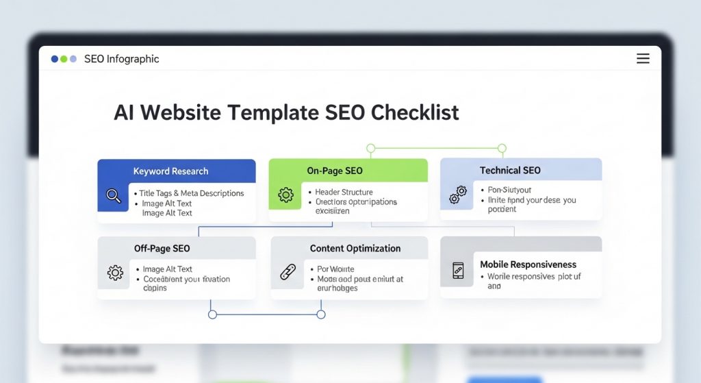 AI website template SEO checklist