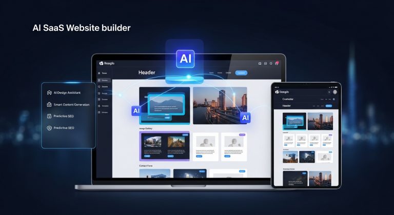 AI SaaS website builder