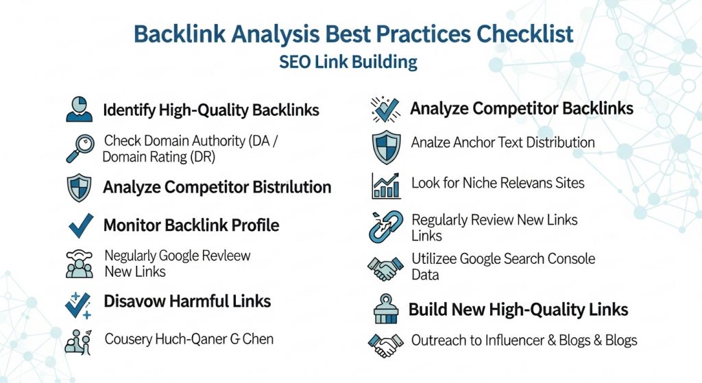 Backlink analysis checklist