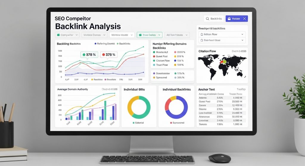 Competitor backlink analysis
