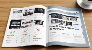 free AI page creator comparison