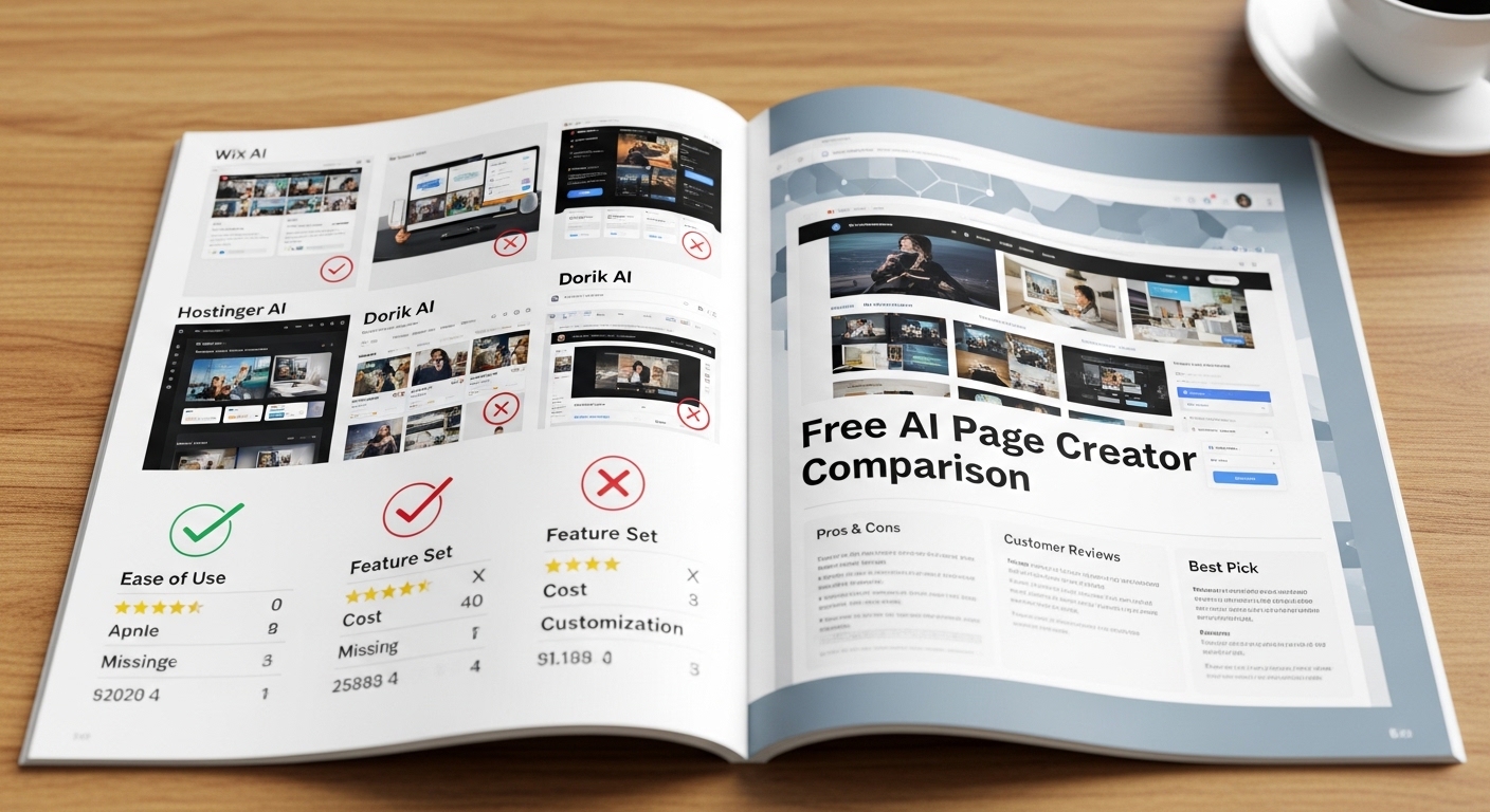 free AI page creator comparison