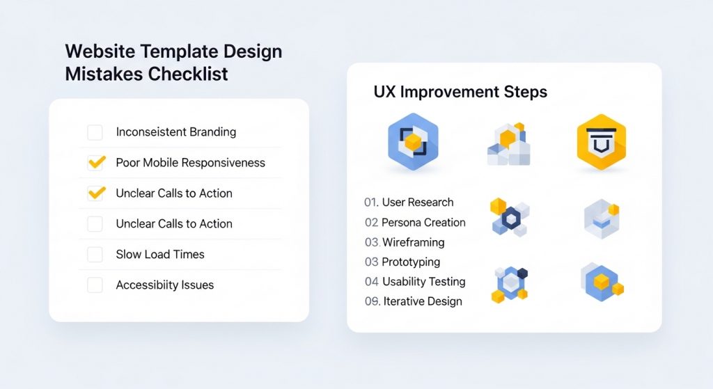 Fix template design mistakes checklist
