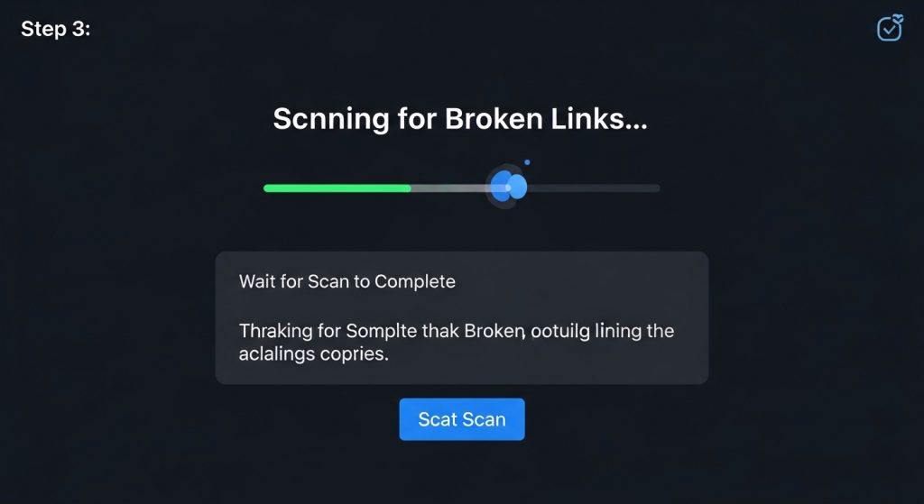 how to use broken link checker