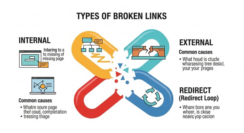 types of broken links