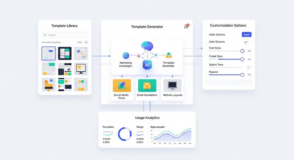 AI template generator features