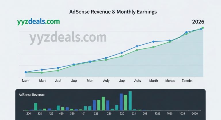 yyzdeals.com adsense revenue monthly earnings 2026